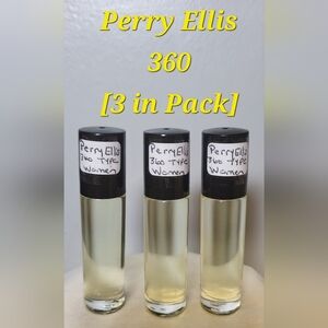 Perry Ellis 360 (W) Type - 1/3 Oz. Scented Body Oil (3pk